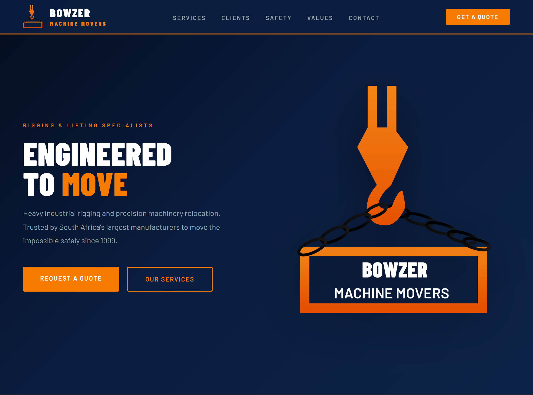 Bowzer Industrial Machinery Website